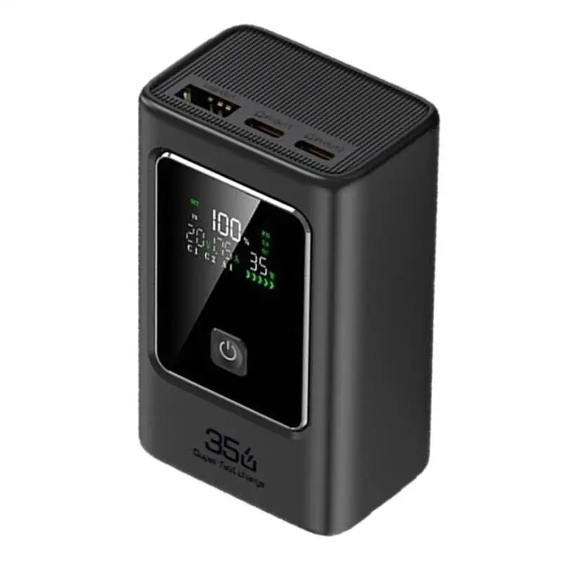 35W Fast Charging Power Battery Holder Case With Type C And USB Port Small Size For Phones Laptops Travel Use