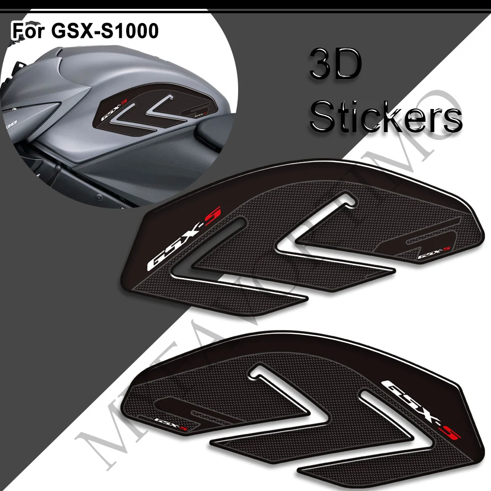 Motocicleta 3D Tanque de Combustível Pad Proteção Adesivos, Se Adapta Suzuki GSX-S1000, GSX-S1000F, GSXS1000, GSX S1000 S, 1000 F, GSX-S, 2015-2020