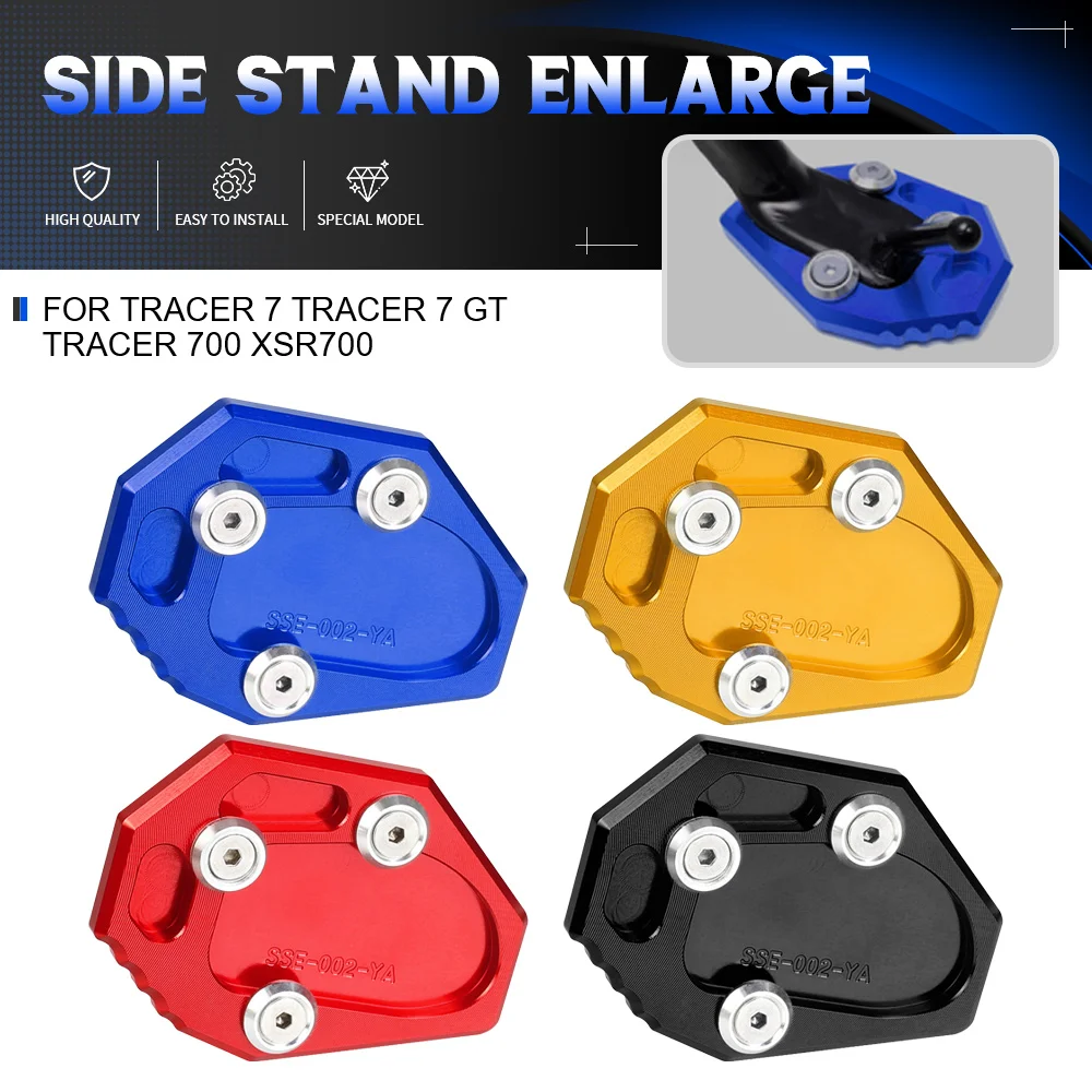 

For YAMAHA Tracer 7 Tracer 7 GT Tracer 700 XSR 700 XSR700 XTribute Motorcycle Side Stand Enlarger Plate Kickstand Foot shelf