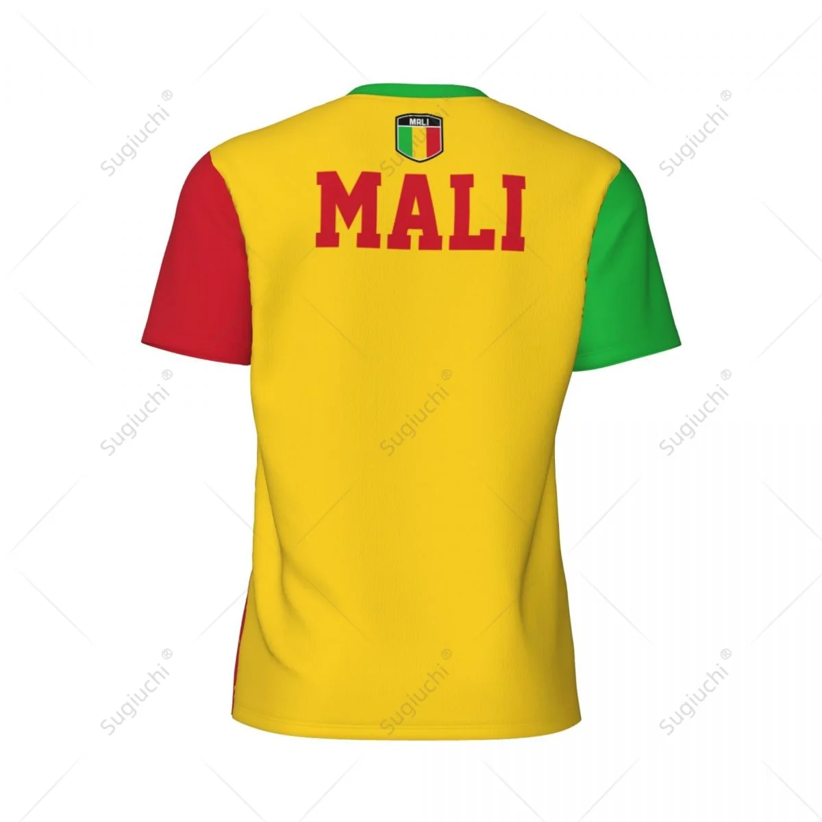 Exclusive design Mali Flag Grain 3D Printed Men For Running Bike Soccer Tennis Fitness Sports tshirt Mesh Fans Short T-shirt