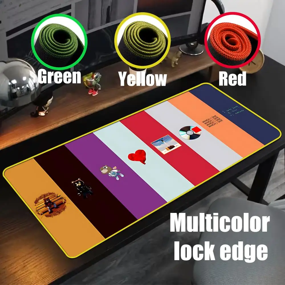 Крутой коврик для мыши YEEZUS KAN 90x40 см, цветной замок, чистый натуральный каучук, настольный коврик для мыши, противоскользящий большой коврик для мыши Крутой коврик для мыши YEEZUS KAN 90x40 см, цветной замок, чистый натуральный каучук, настольный коврик для мыши, противоскользящий большой коврик для мыши