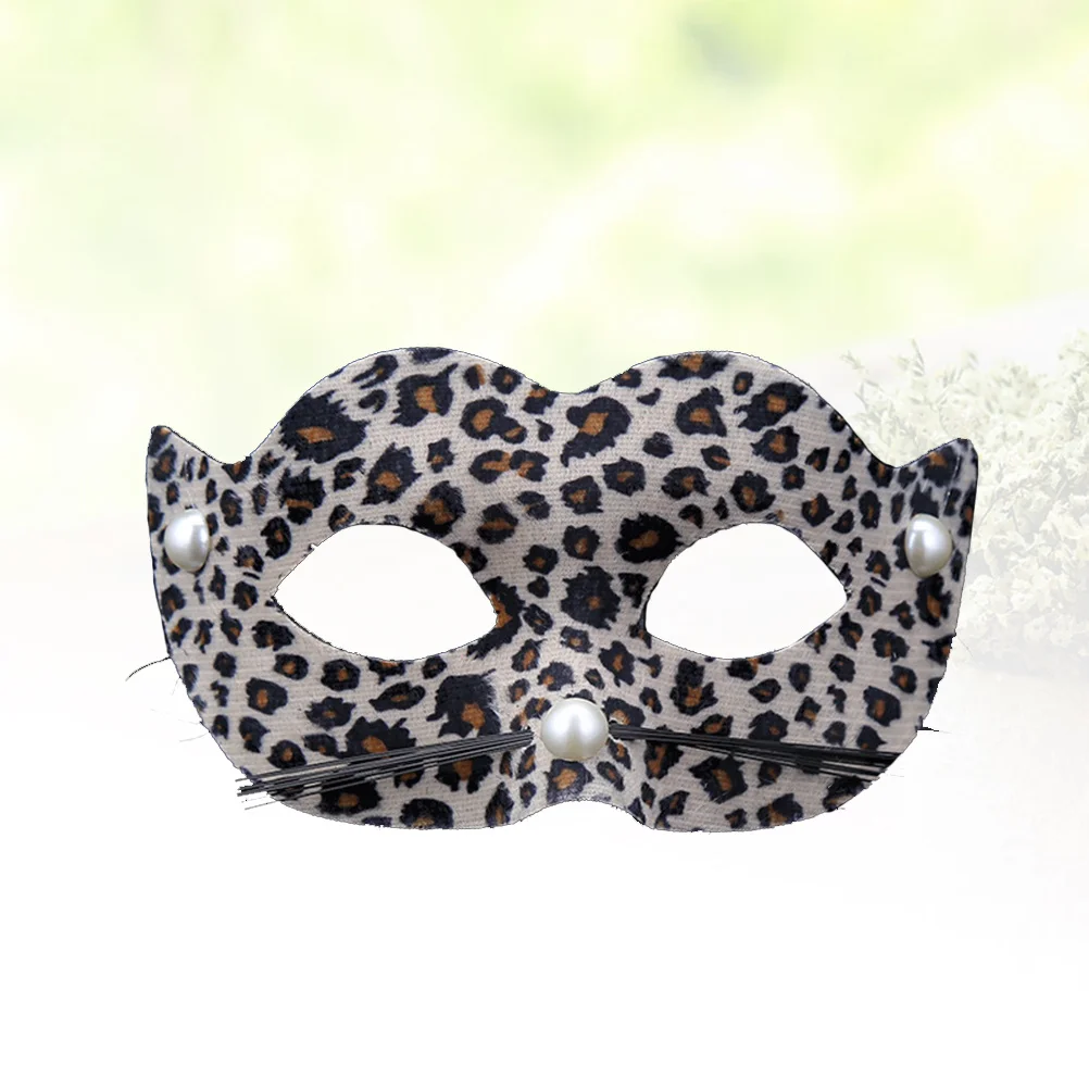 

Stylish Half Face Leopard Mask Comfortable Lightweight Build Memorable Moments At Parties Performances Festivals Gatherings