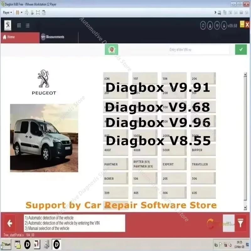 2026 HOT Lexia3 Diagbox V9.91&V9.68 diagnosis V7.83 PP2000 V48/V25 For Citroen/Peugeot Car Diagnostic Tool Software Link U-disk