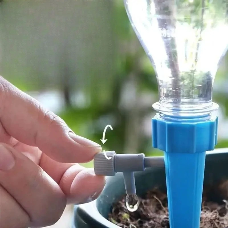 6/12/20pcs Automatic Drip Irrigation System Self Watering Spike for Flower Plants Greenhouse Garden Adjustable Auto Water