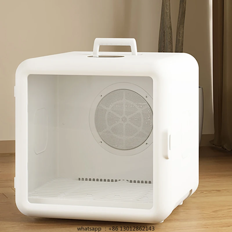 

Top Selling Cordless 65L Pet Hair Blowing Dryer Machine - 50dB Silent Automatic Smart Dog Cat Pet Room Dryer Box