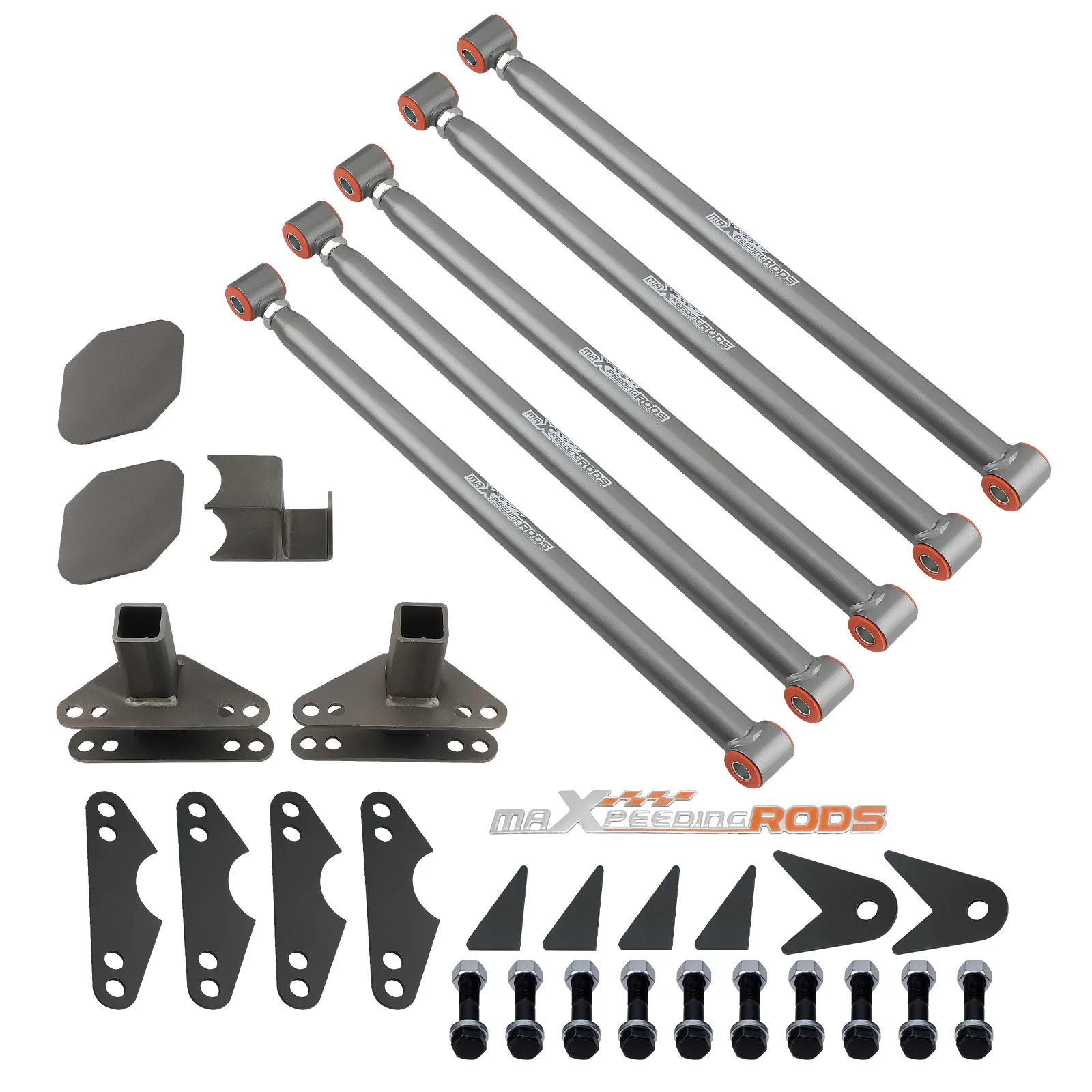 Weld On Parallel Axle 4 Link Suspension Mounts Kit for Classic Car Aira Ride