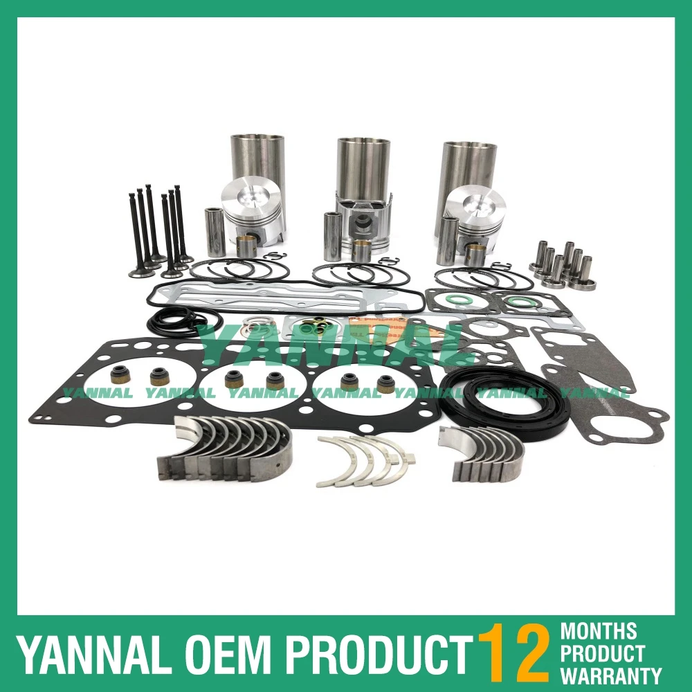 

Overhaul Rebuild Kit For Yanmar 3D88 Engine Spare Parts