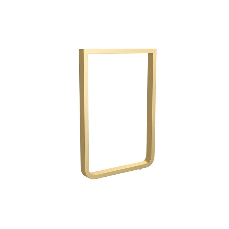 金属製錬鉄製アークテーブル脚ブラケット、デスクダイニングテーブル脚、キャビネットサポート、バーテーブル片側脚