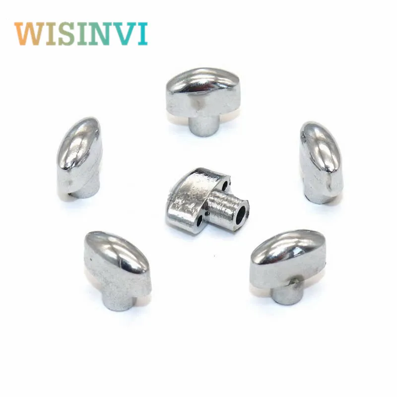 10pcs 13*13MM Plastic plating silver knob cap Tact Switch cap Electroplated soldering Switch cap circular hole 3.2mm