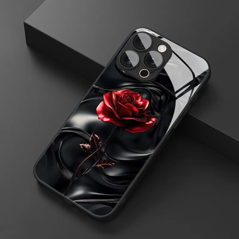 Abstract Red Rose P… - image