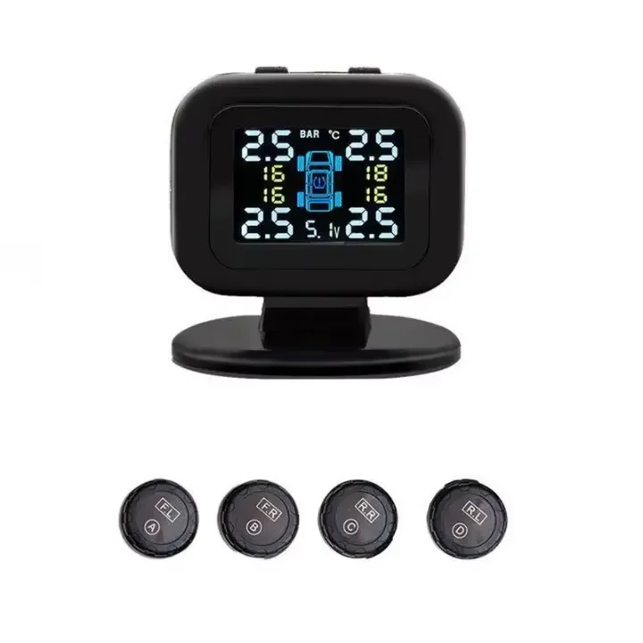 

Car TPMS Digital Meter USB TPMS External Tyre Sensors Mini Car Tire Pressure Monitoring System LCD Display Universal