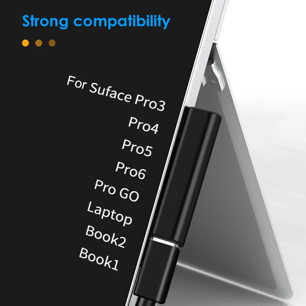 

Переходник USB C с гнездом для быстрой зарядки PD для Microsoft Surface Pro 3 4 5 6
