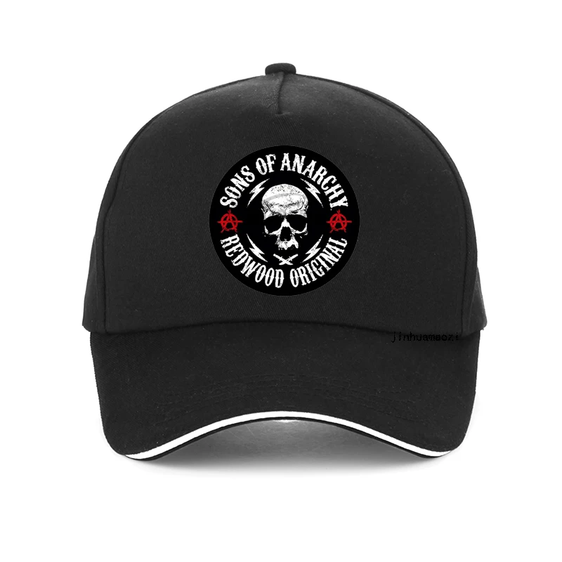 SAMCRO Baseball Cap SOA Sons of Anarchy Skull Punk Motorcycle Caps Casual Snapback Hat Fashion High Quality Racing hat