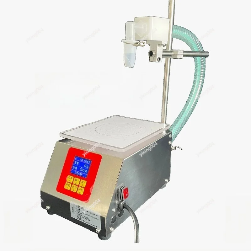 Automatic Viscous Liquid Filling Machine, Digital Weighing Bottling Equipment for Food