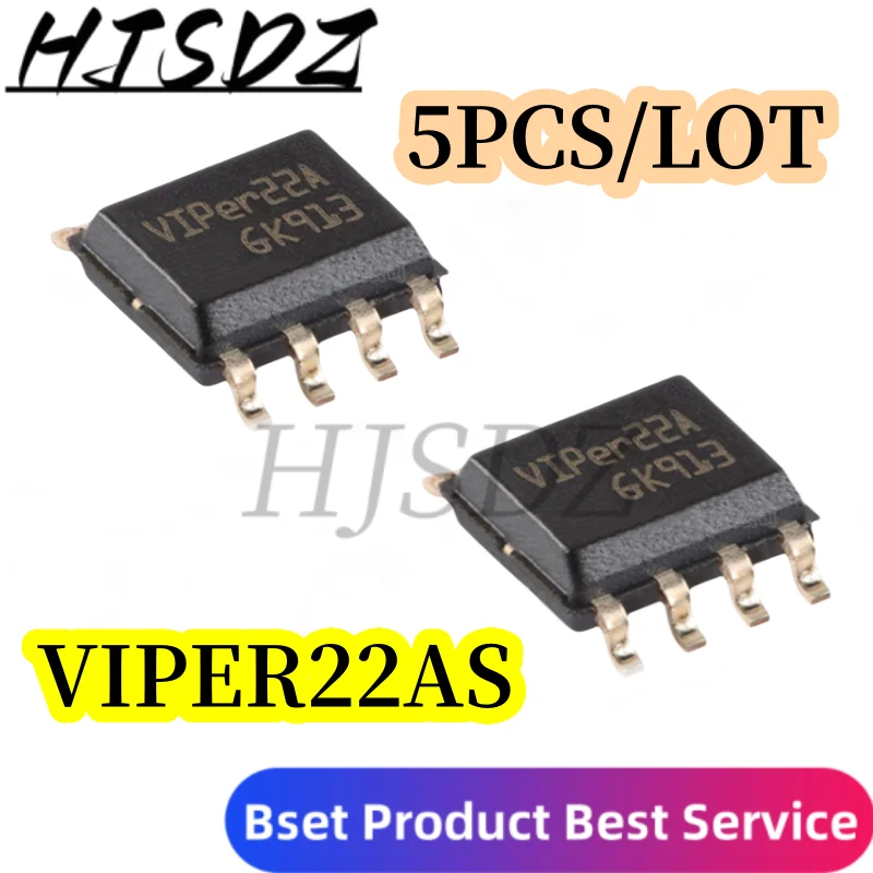 5PCS/LOT  VIPER22A VIPER22AS VIPER22ASTR VIPER22 VIPER12A SOP8 VIPER12 SOP 12A SOP-8 SMD VIPER12AS VIPER12ASTR