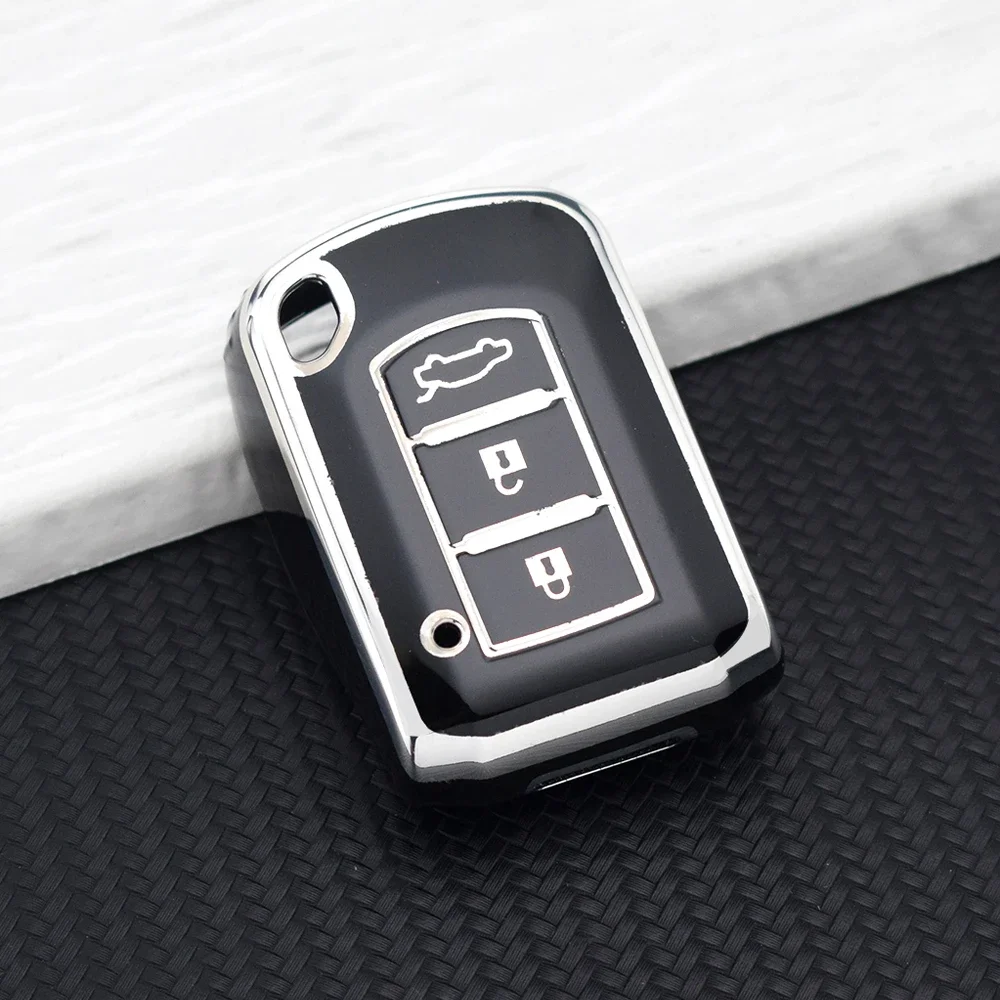 3 Buttons TPU Remote Car Key Fob Case Cover for Mitsubishi Eclipse CROSS Outlander SPORT Mirage G4 Lancer Shell Fob Holder