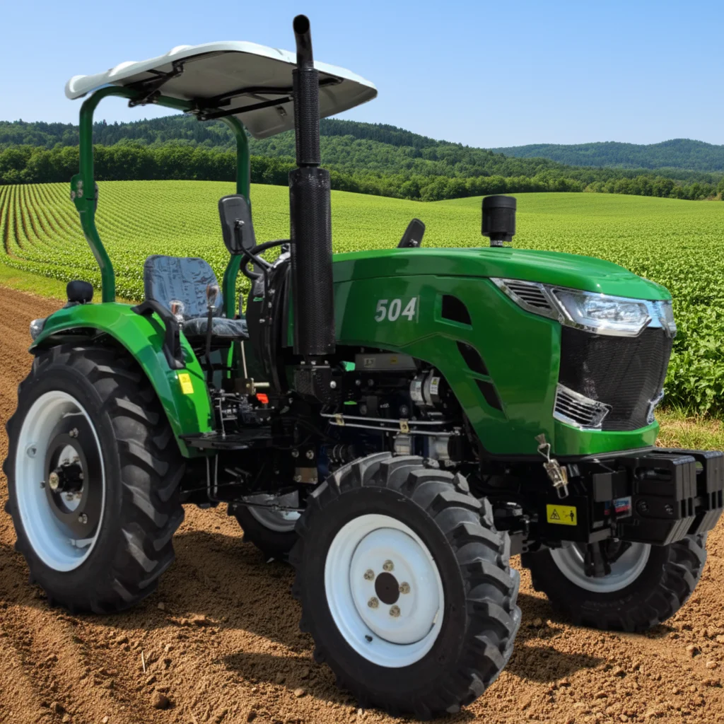 Dispositivo de Cultivo Agrícola de 50HP con Tracción en las Cuatro Ruedas, Maquinaria Agrícola con Motor Diésel de Bajo Consumo