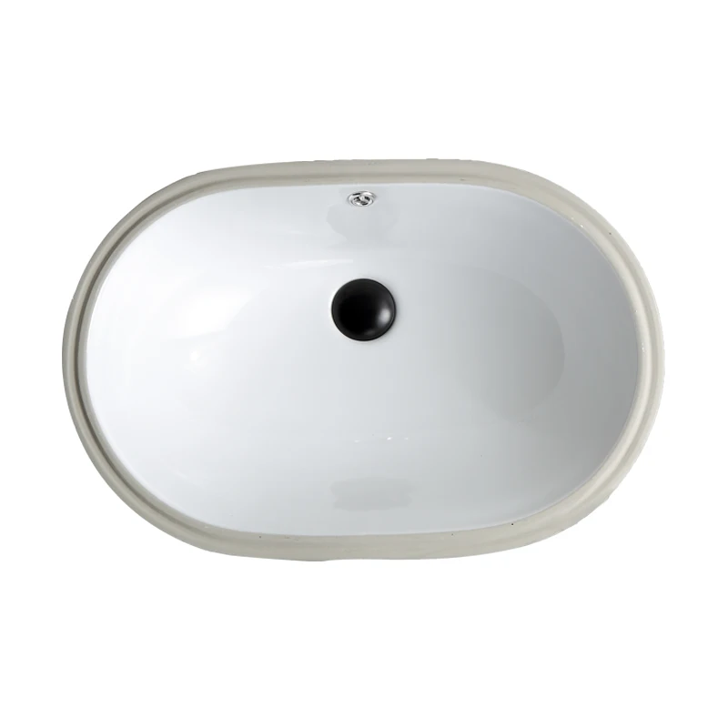 Embedded oval bathroom cabinet balcony with large capacity and deepening