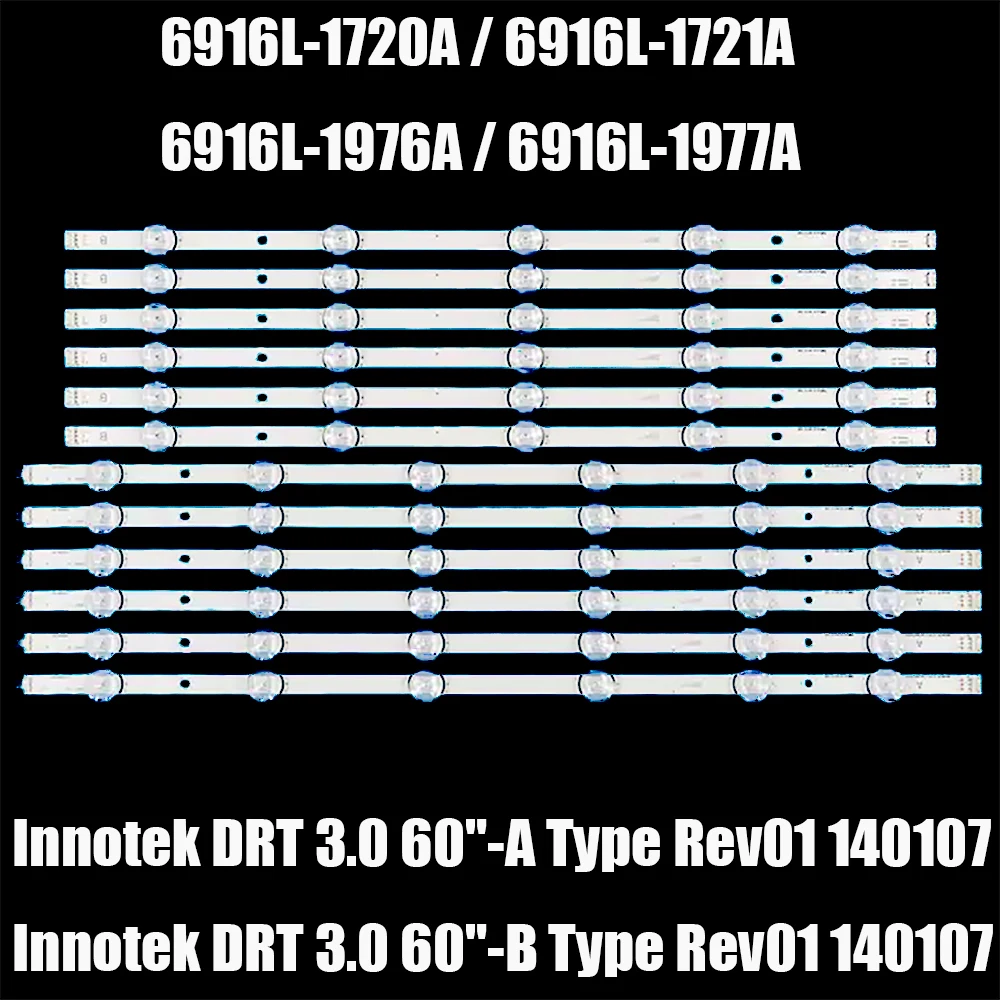 Retroiluminación LED para TV 60LF6090 60LB7100 60LB6000B 60LB6100 60LY340C 60GB580V 60LY340V 60LB860V 60LB650V 60LB6300 60LB5900