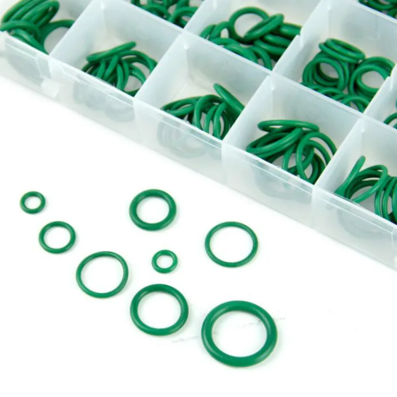 270Pcs 18 Sizes Air Conditioning HNBR O Rings Car Auto Repair Tools Rubber Air Conditioning Refrigerant Ring Sets Tools Hvac