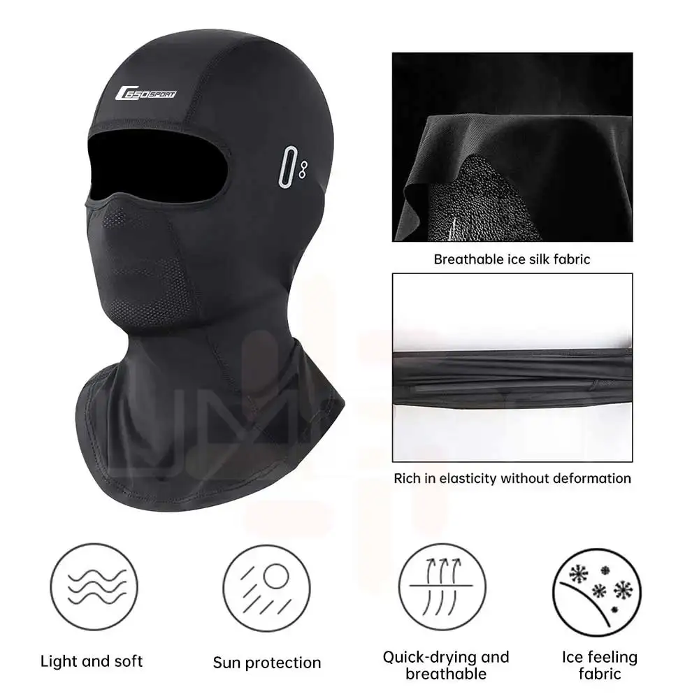 For BMW c650 sport Motorcycle Balaclava Summer UV Protection Glasses Face Breathable Hole Men Women Quick-Drying Motorcyclist