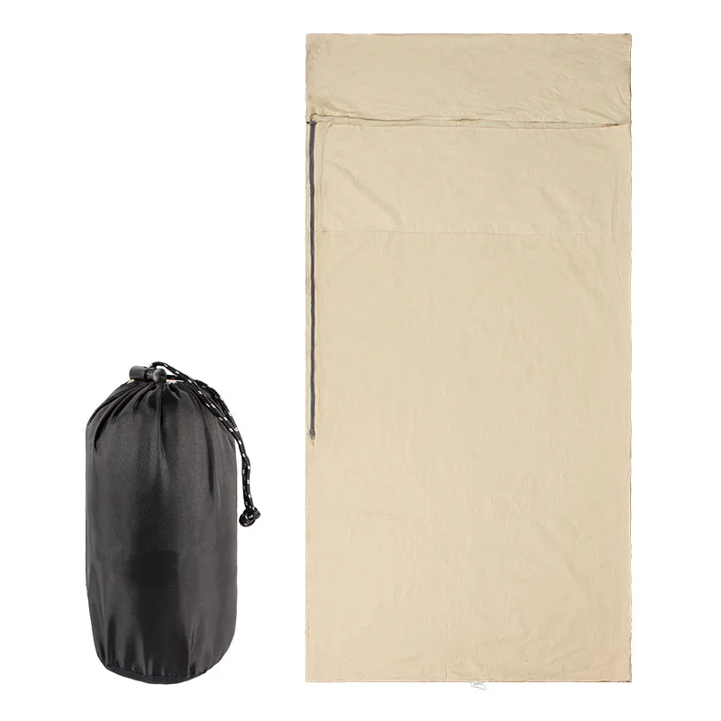 Cotton Sleeping Bag Portable Soft Liner Dirty Isolation Sheet Warm Sleeping Blanket Camping Travel Hotel Accessories