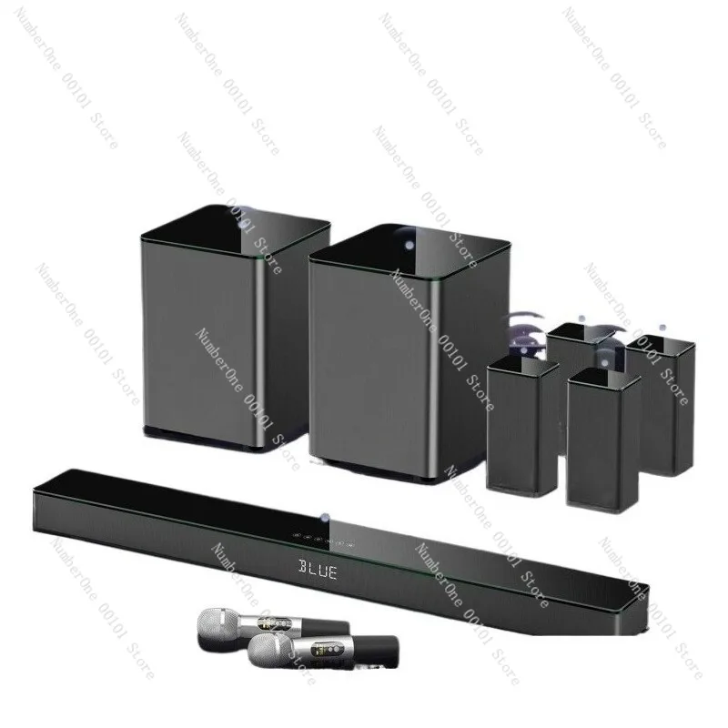 A18 Wireless Soundbar Dolby Atmos Home Theater Speaker System TV Echo Wall Audio Karaoke Speaker Set Surround Sound Audio System