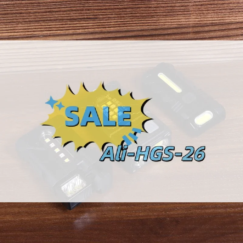 

Hands-Free Magnetic Work Light, Mini Rechargeable Flashlight for Car Repair, Camping, or DIY, Rotates & Clips Anywhere