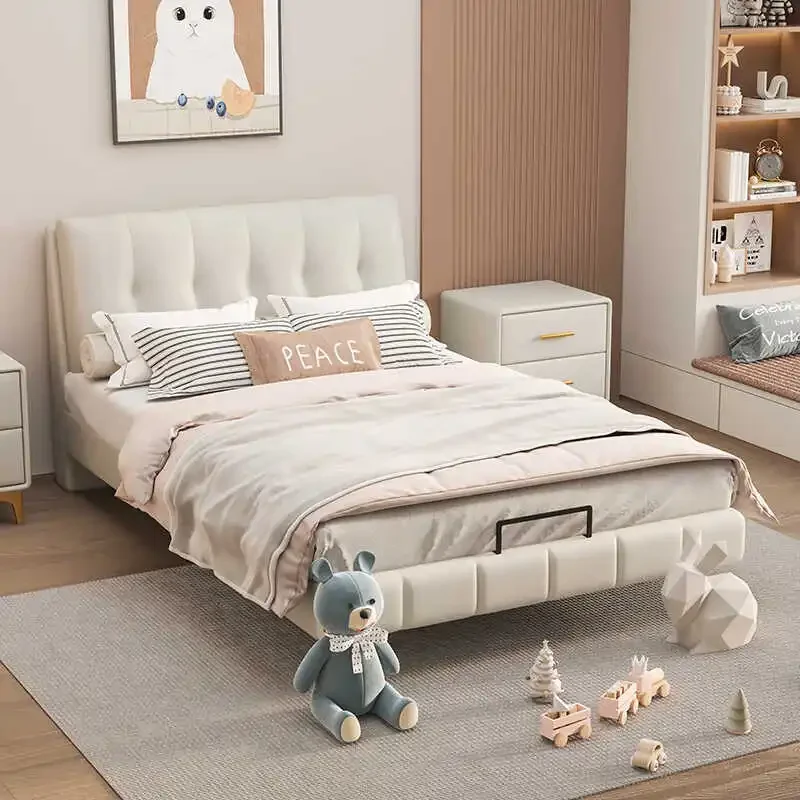 

Show Wood Queen Double Bed Bedroom Soft High End European Bed Frame Sale Twin Trendy Luxury Princess Beliche Salon Furniture
