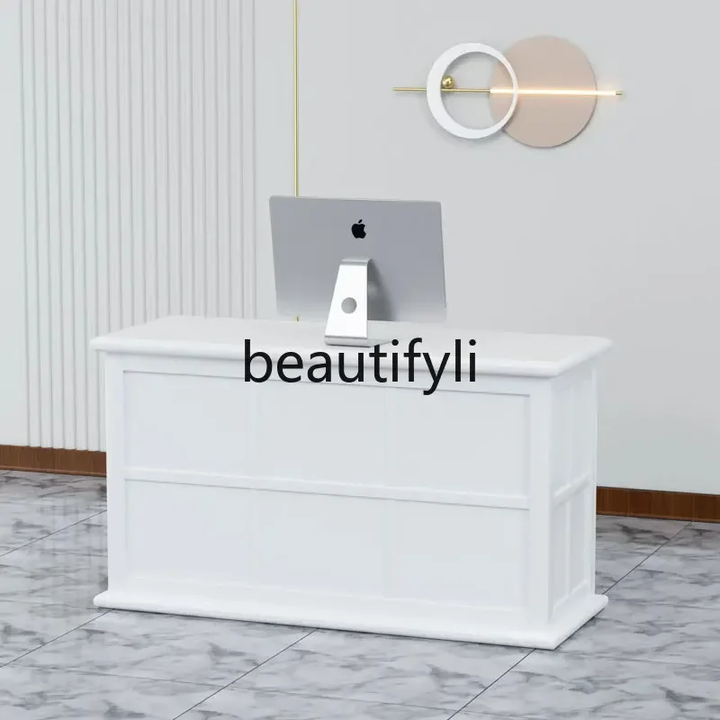 ZzqBlack متجر الملابس مكتب أمين الصندوق شركة مكتب الاستقبال صالون تجميل مكتب الاستقبال صالون الأظافر بسيط شريط صغير التخصيص