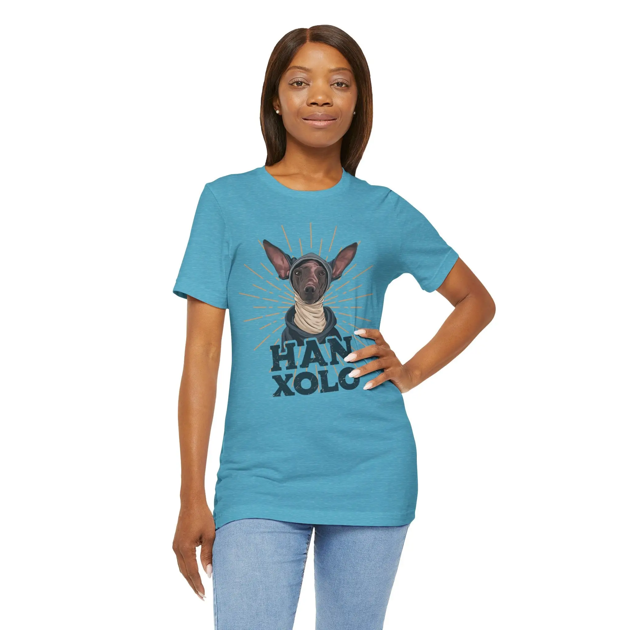 Han Xolo Dog Lovers Galactic T Shirt