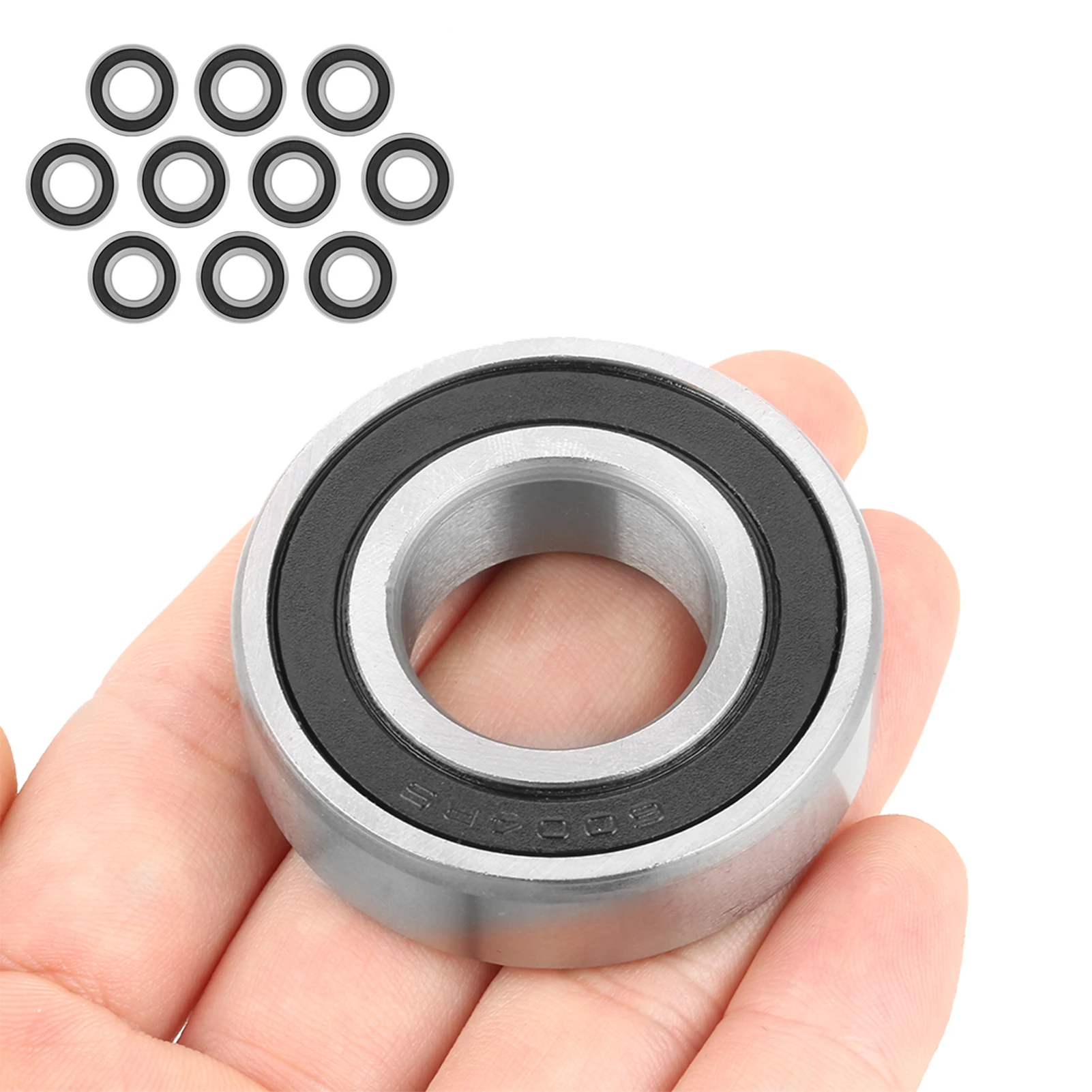 6004-2RS1 Rubber Sealed Deep groove Ball Bearings 20x42x12 mm High Speed Bearing Steel for Small Hobby Projects