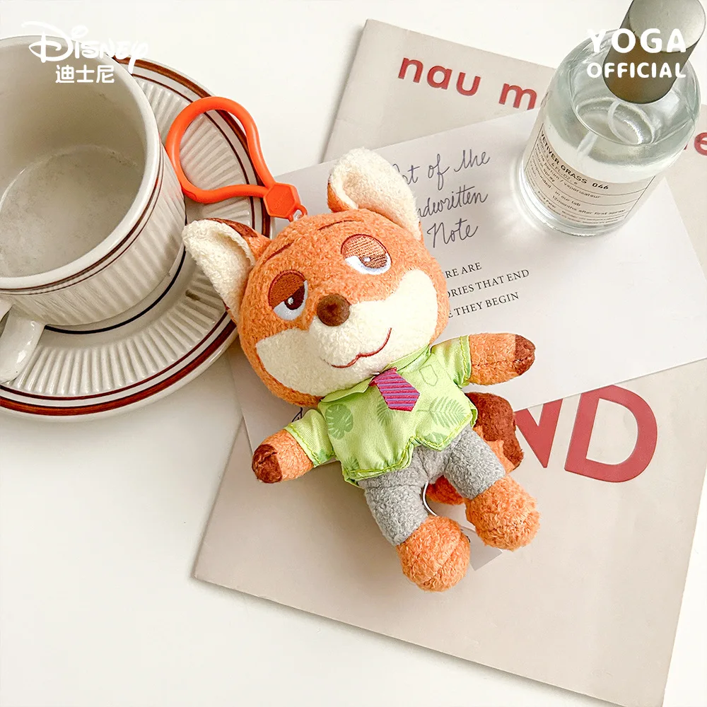 Zootopia Sloth Judy Nick Cute Plush Doll Kawaii Fluffy Stuffed Toy Keychain Pendant Lovely Periphery Schoolbag Decoration Gift