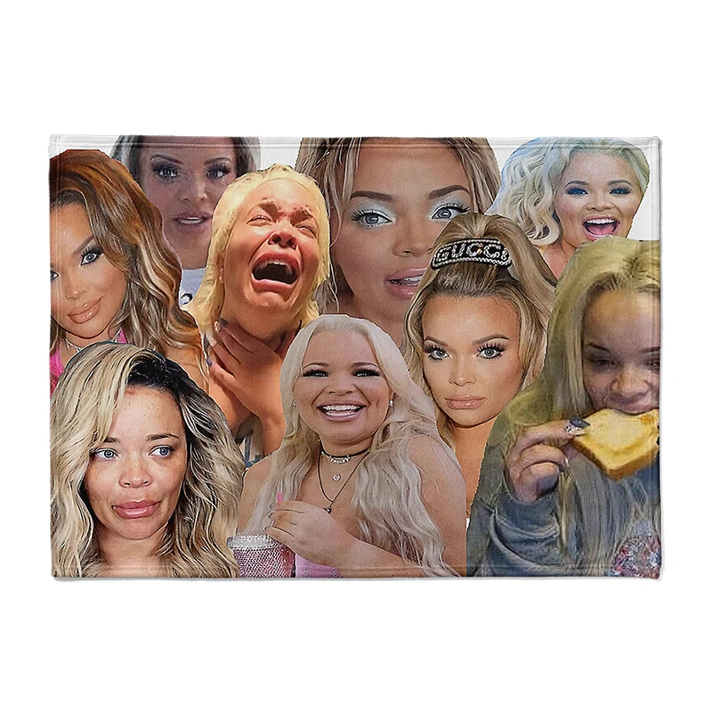 

Gaslight Gatekeep Girlboss Trisha Paytas фото коллаж плед одеяло для женщин мужчин девочек мальчиков детей домашних животных собак диван кошки