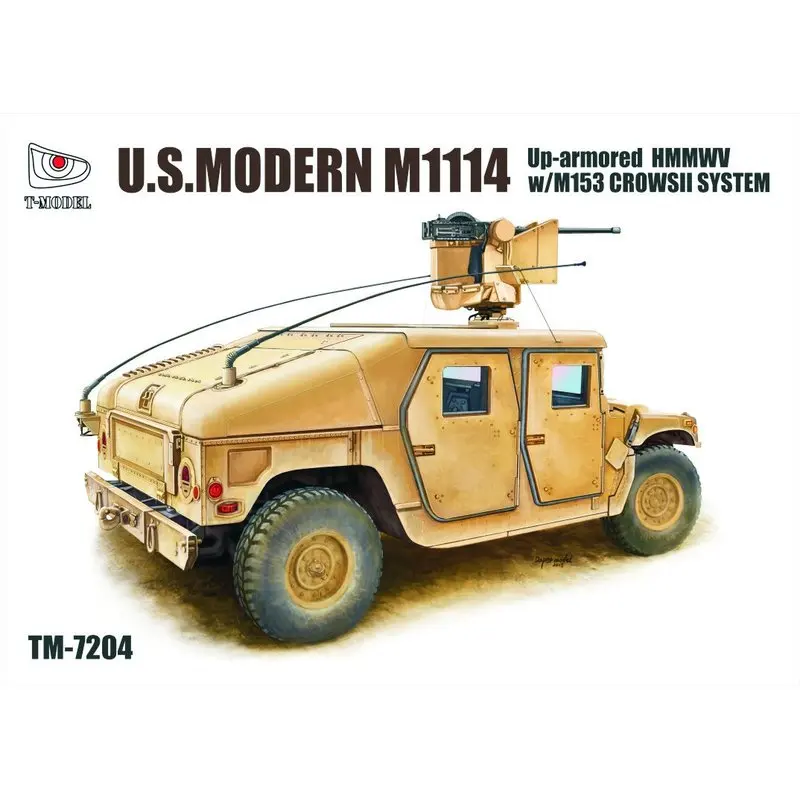 

T-MODEL TM-7204 1/72 U.S.HMMWV M1114 w/M153 CROWSII - Scale Model Kit