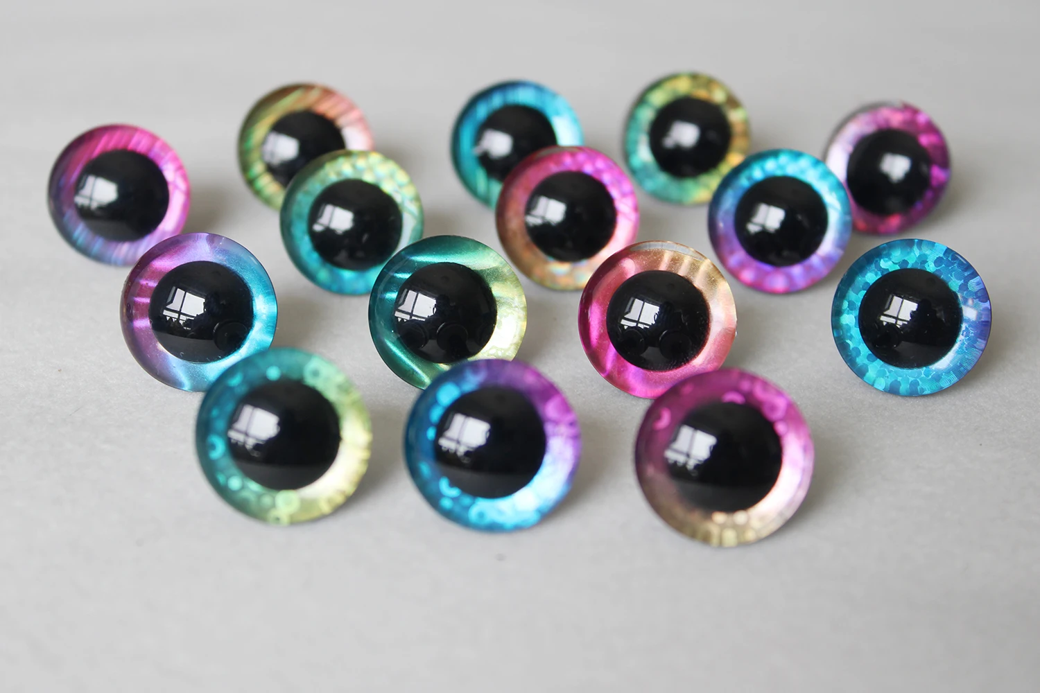 20pcs/lot--L12---12mm/14/16/18/20/25/30/35mm New Lovely  toy safety eyes 3D  doll eyes + fabric + washer for  diy plush doll