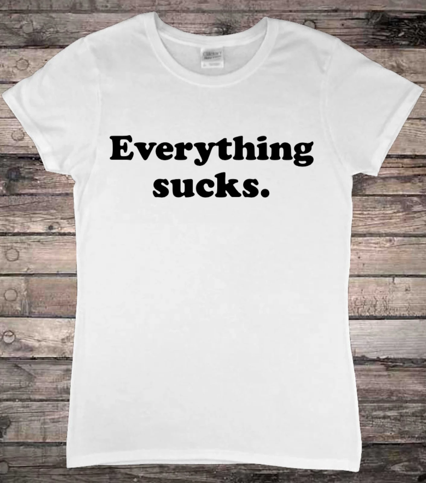 Nihilism Everything Sucks Nihilist Ladies T-Shirt