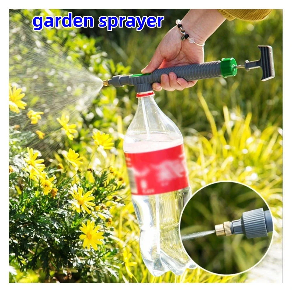 

Adjustable Beverage Bottle Sprayer Flower Watering Nozzle Sprinkler Watering Can Pressure Atomizing Nozzle Gardening Tools