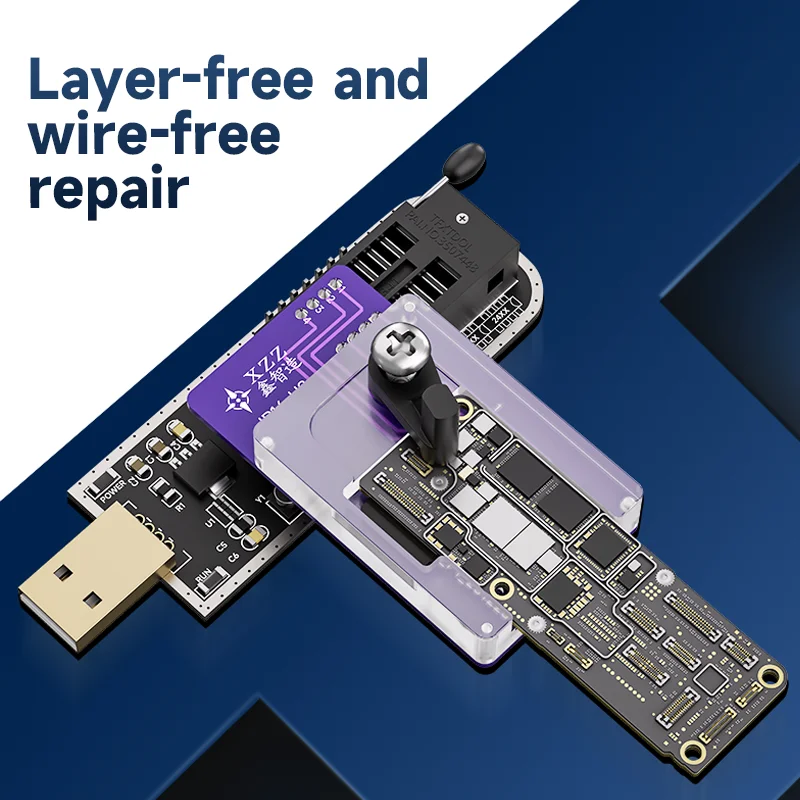 XZZ U2 Layer-free Charging Chip Read/Write Module Work with XZZ CH341A Programmer for iPhone 15/16 Pro Max Charging IC Repair