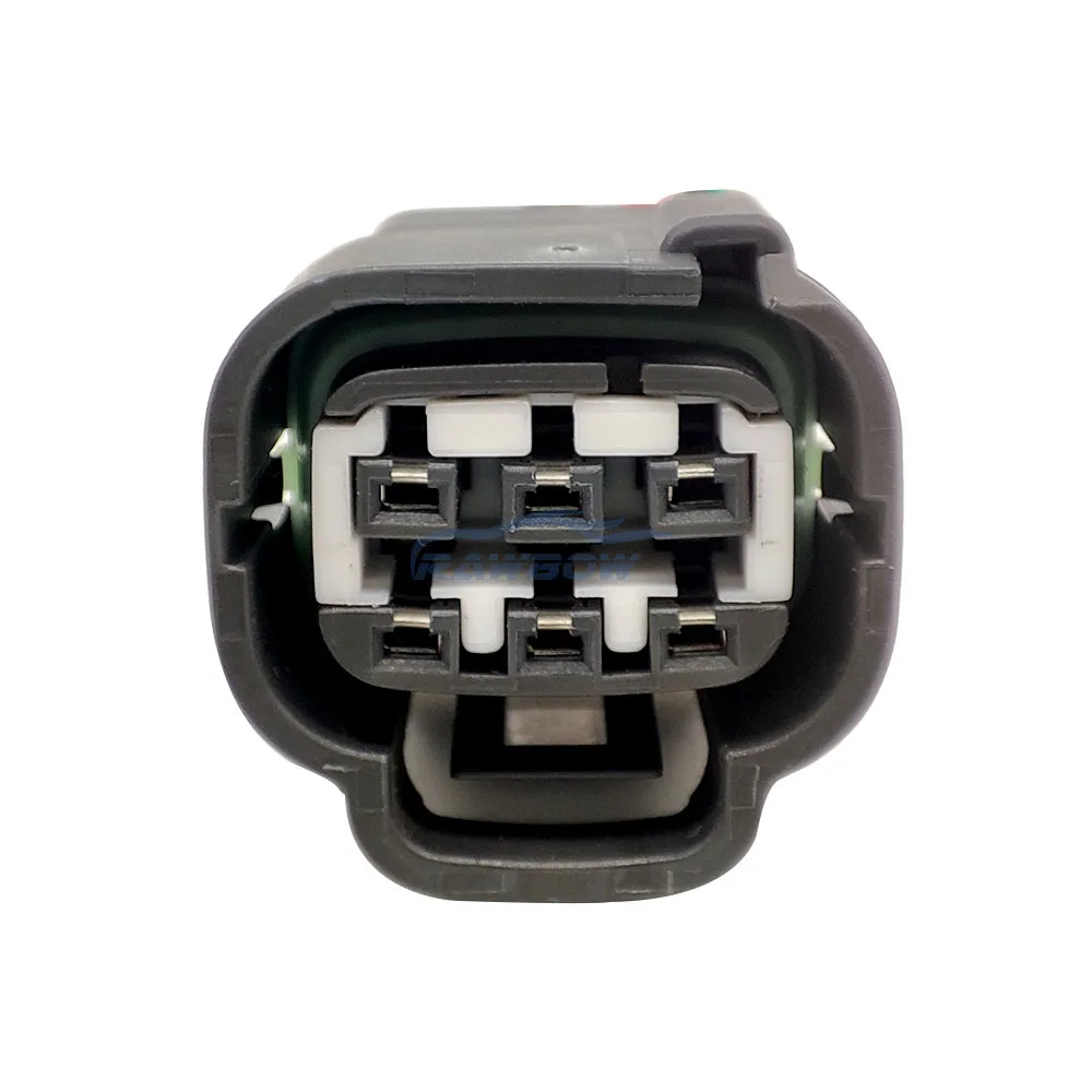 Impermeável Auto Botões Conector de Cablagem Elétrica, Conector Fêmea de 6 Pinos, 7283-7062-40, 0090-635, 1 Set, 5 Pin, 10 Set