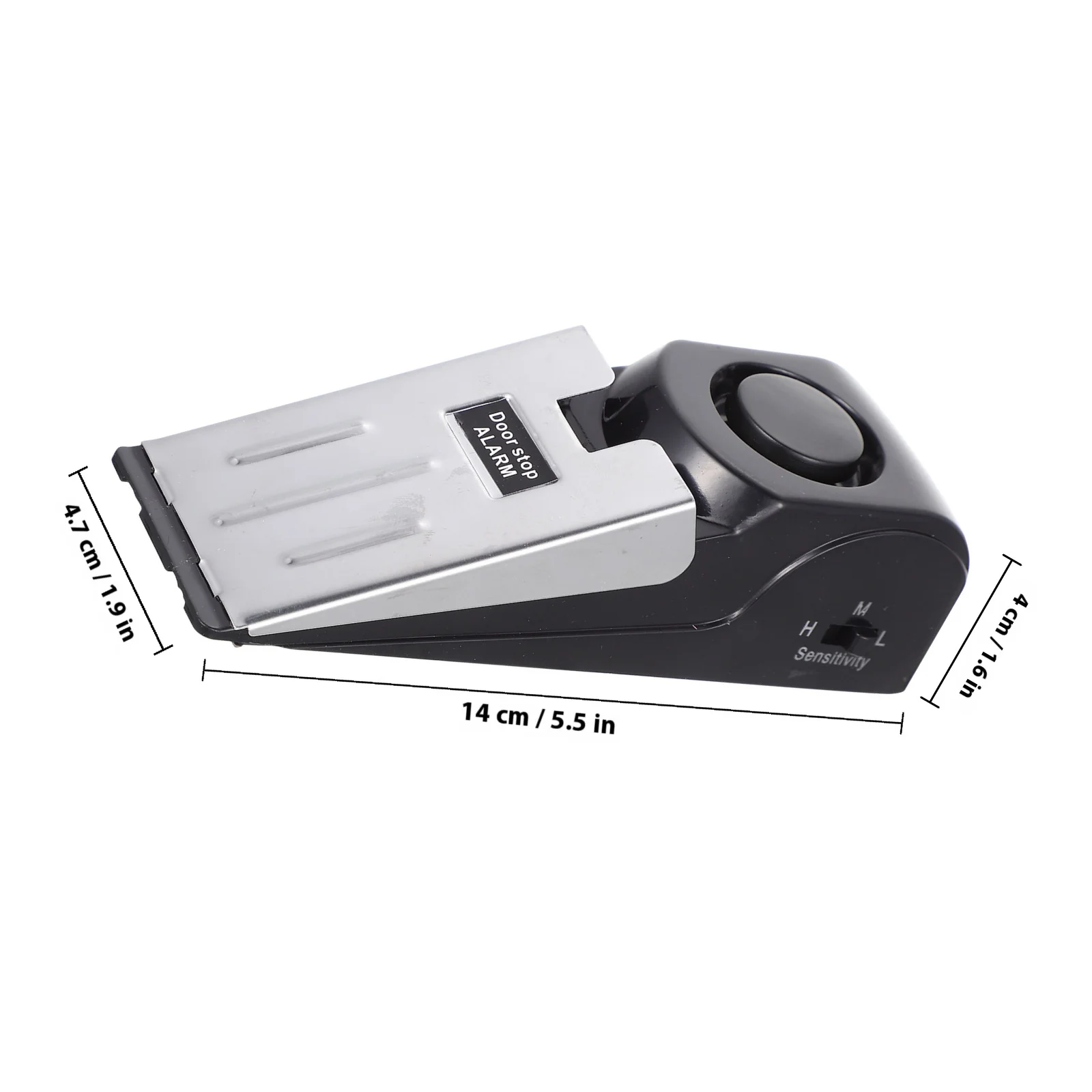 اضغط على نوع سدادة إنذار تصميم عدم الانزلاق الطابق إسفين لأمن المنزل سلامة الباب وقف أداة حماية الباب #2