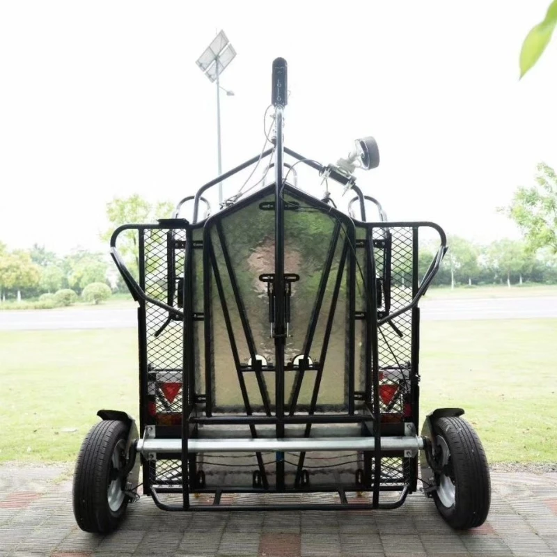 Motorcycle trailer rear trailer rear bucket small trailer rack
