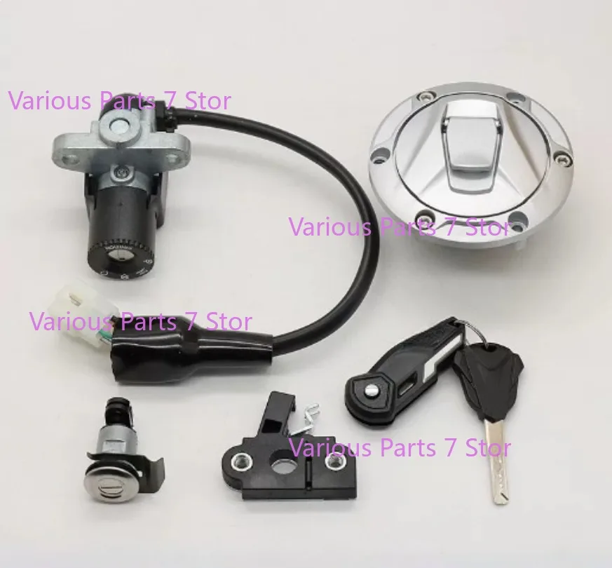 For Loncin VOGE 500DS LX500-A Motorcycle Ignition Switch Lock Fuel Tank Lock Set Fuel Cap Seat Lock
