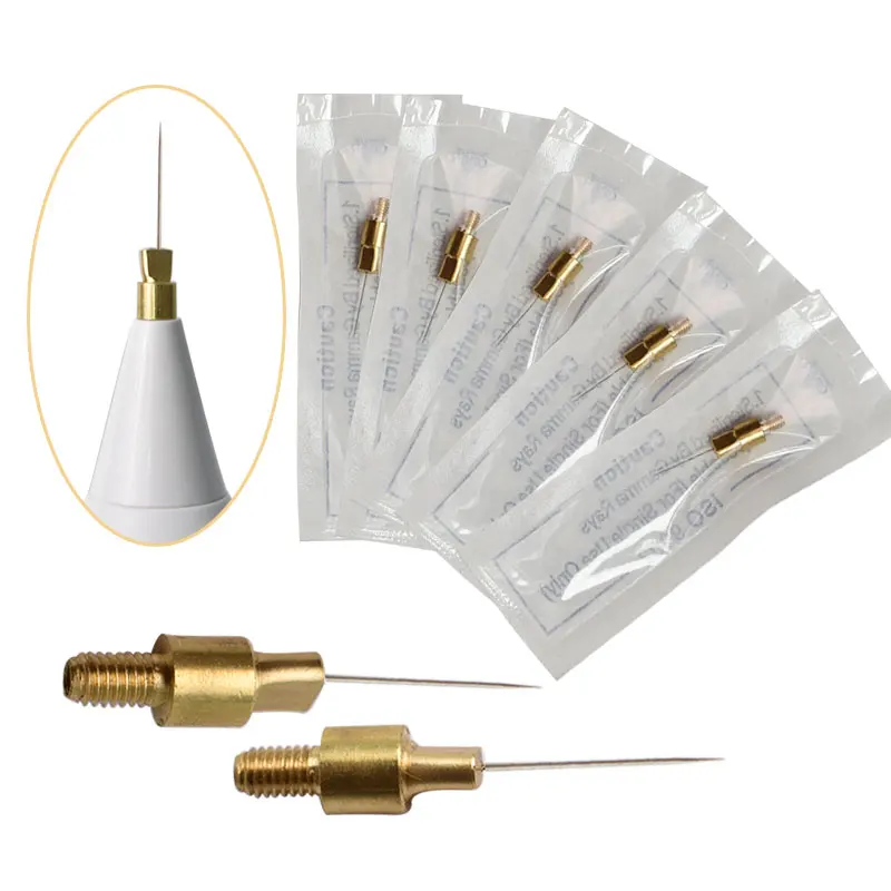 Plasma Pen Needle Copper Fine Needles Replacement Tips for Freckle Spot Tattoo Mole Removal Plasma Skin Machine Accessories