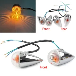 Motorcycle Clear Front Rear Turn Signal Light For Yamaha XV1900 XV 1900 2006 2007 2008 2009 2010 2011 2012 2013