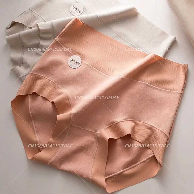 

Хлопковые трусики с высокой талией для женщин, удобные трусы больших размеров, уютное нижнее белье, защитные шорты, которые подтягивают живот