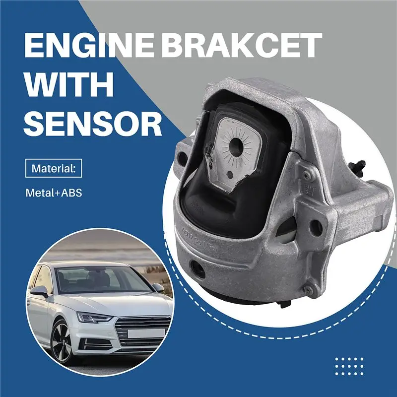 8R0199381E Car Engine Brakcet Mount Motor Mount With Sensor For A4 A5 A5 Quattro 2009-2017