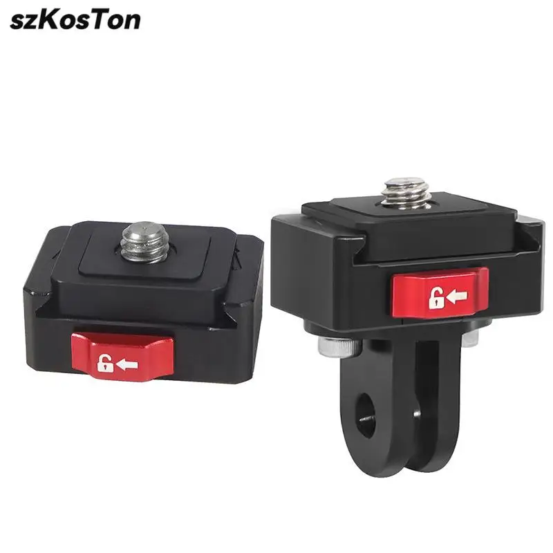 

Fast Switch V Port Quick Release Plate Clamp for Gopro Camera for Gopro DJI Ronin RS Stabilizer Arca Tripod DSLR Phone Monitor