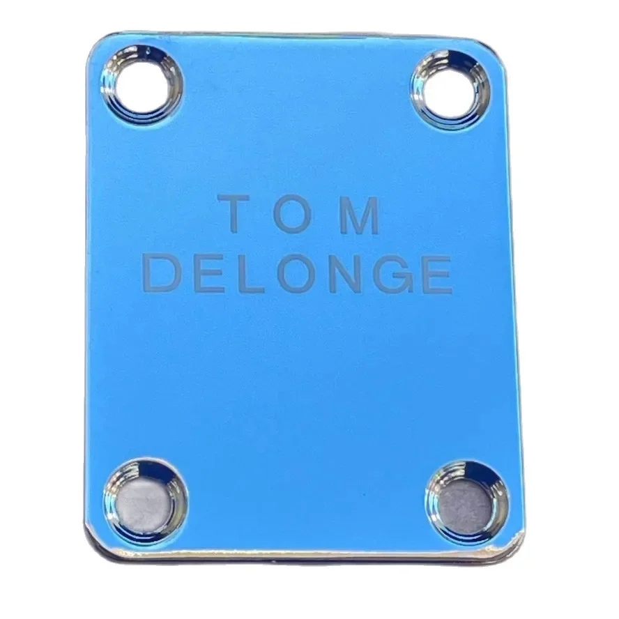 High Quality , Chrome Neck Plate, Tom Delong, For Strato Electric Guitar,