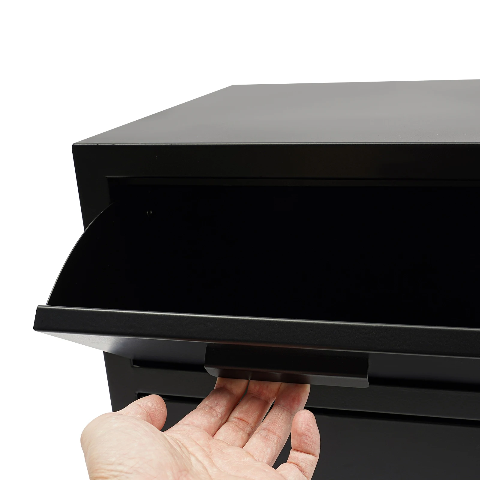 Business Safe with Anti-Theft Lock, Alarm System, Steel Construction, Wall/Floor Mountable for Secure Storage